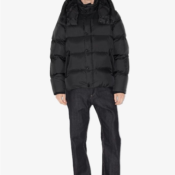 Burberry Detachable Sleeve Puffer Jacket in Black, Size Small - Picture 2 of 9
